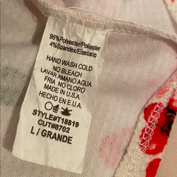 Sexy Flower Top Size L - Picture 5 of 10